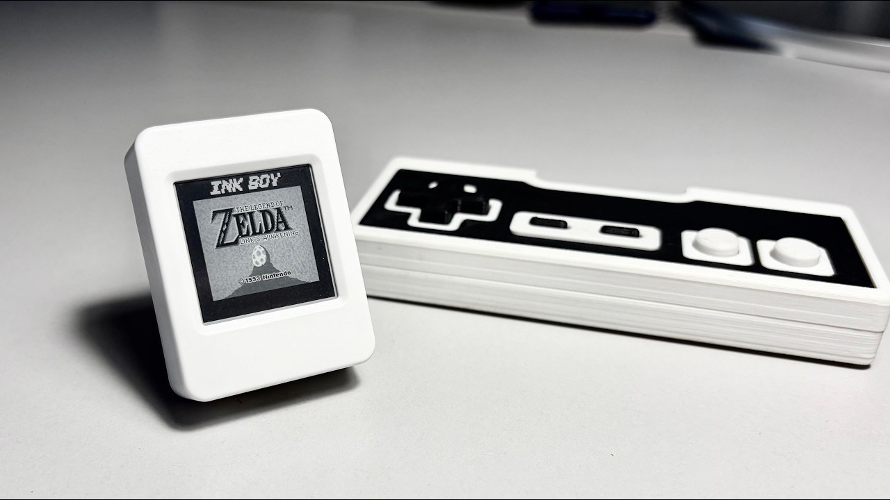 Игра Game Boy на экране электронной бумаги. Изображение: Hackaday.